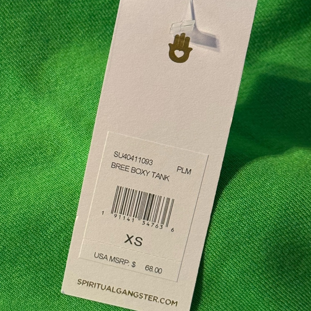Spiritual Gangster Vibrant Green Tank